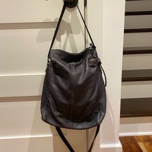 LIEBESKIND Dark Grey Leather tote